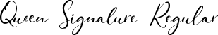 Queen Signature Regular font - queen-signature-script.otf