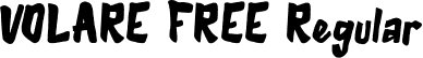 VOLARE FREE Regular font - VolareFree-MVW1n.ttf