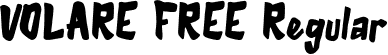 VOLARE FREE Regular font - Volarefree-rg4zL.otf