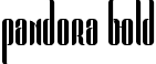 Pandora Bold font - Pandora-Bold-PersonalUse.ttf