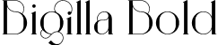 Bigilla Bold font - Bigilla-Bold.otf