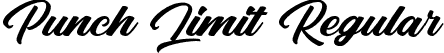 Punch Limit Regular font - punch-limit.otf