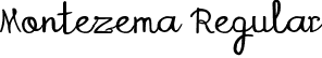 Montezema Regular font - Montezema-1.ttf