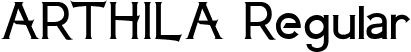 ARTHILA Regular font - ARTHILA.ttf