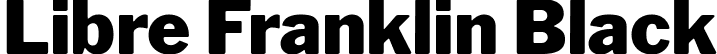 Libre Franklin Black font - LibreFranklinBlack-4XAB.ttf