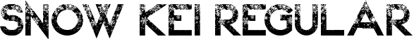 Snow Kei Regular font - snowkei-rppoe.ttf