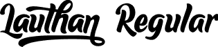 Lauthan Regular font - Lauthan-DEMO-1.otf