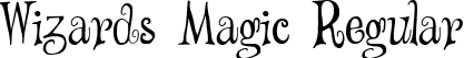 Wizards Magic Regular font - Wizards-Magic.ttf