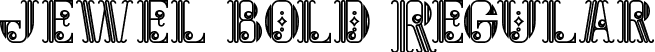 jewel bold Regular font - JewelBold.ttf