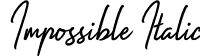 Impossible Italic font - impossible-3zoj8.otf