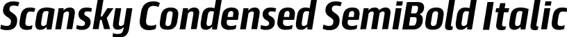 Scansky Condensed SemiBold Italic font - satori-tf-scansky-condensed-semibold-italic.otf