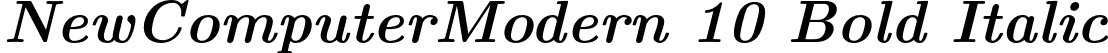 NewComputerModern 10 Bold Italic font - NewCM10-BoldItalic.otf
