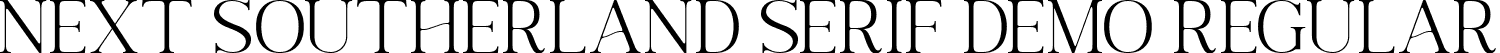 Next Southerland Serif DEMO Regular font - next-southerland-serif-demo.ttf
