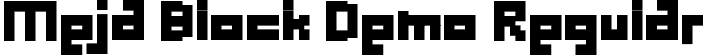 Meja Block Demo Regular font - MejaBlockDemoRegular.ttf