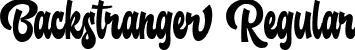 Backstranger Regular font - backstranger-mlyyv.ttf
