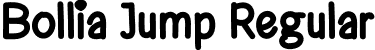 Bollia Jump Regular font - Bollia-jump.otf