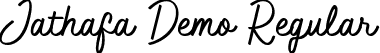 Jathafa Demo Regular font - Jathafa-Demo.otf