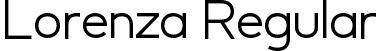 Lorenza Regular font - lorenza-lgdp5.ttf