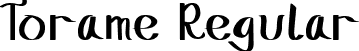 Torame Regular font - Torame-Regular-Demo.otf