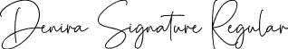 Denira Signature Regular font - denirasignature-3zayl.otf