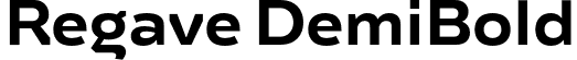 Regave DemiBold font - Wahyu and Sani Co. - Regave DemiBold.otf