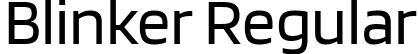 Blinker Regular font - Blinker-Regular.ttf