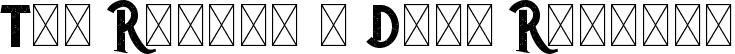 The Rustic - Demo Regular font - TheRustic-Demo-1.ttf