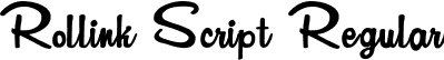 Rollink Script Regular font - rollinkscriptpersonaluse.ttf