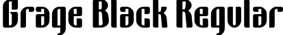 Grage Black Regular font - GrageBlack-DOa1E.ttf