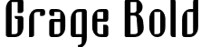 Grage Bold font - GrageBold-qZYe6.ttf