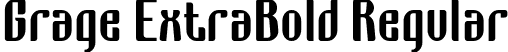 Grage ExtraBold Regular font - GrageExtrabold-JRGMB.ttf