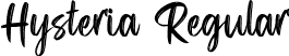 Hysteria Regular font - Hysteria-SVG.ttf