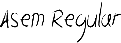 Asem Regular font - Asem.otf