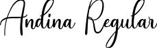 Andina Regular font - andina.ttf