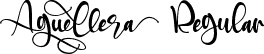 Aguellera Regular font - Aguellera-rg4yx.ttf