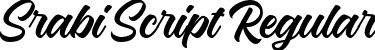 Srabi Script Regular font - srabiscript.ttf