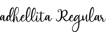 adhellita Regular font - adhellita.otf