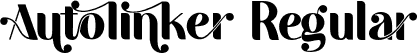 Autolinker Regular font - Autolinker.otf