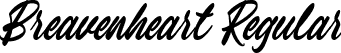 Breavenheart Regular font - bravenheart-font-free.ttf