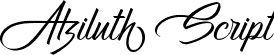 Atziluth Script font - atziluth-script.ttf