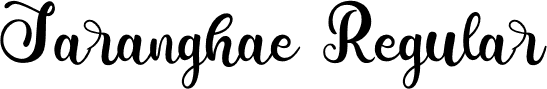 Saranghae Regular font - Saranghae.ttf