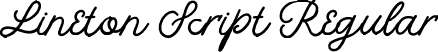 Lineton Script Regular font - lineton-script.ttf
