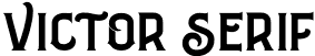 Victor Serif font - victor-serif.otf