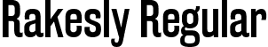 Rakesly Regular font - typodermic-rakeslyrg-regular.ttf