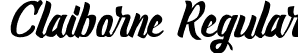 Claiborne Regular font - claiborne.ttf