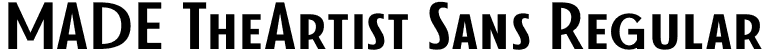 MADE TheArtist Sans Regular font - made-theartist-sans-personal-use.otf