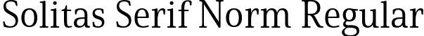 Solitas Serif Norm Regular font - insigne-solitas-serif-norm-regular.otf