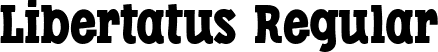 Libertatus Regular font - libertatus-reg-ffp.ttf