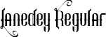 Lanedey Regular font - Lanedey.ttf