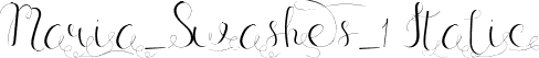 Maria_Swashes_1 Italic font - maria-swashes-1.ttf